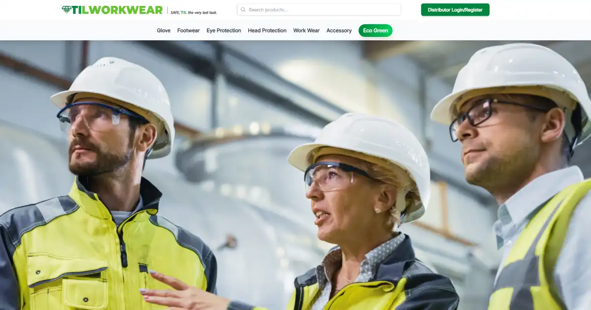 TIL Workwear: Corporate Website & Catalog